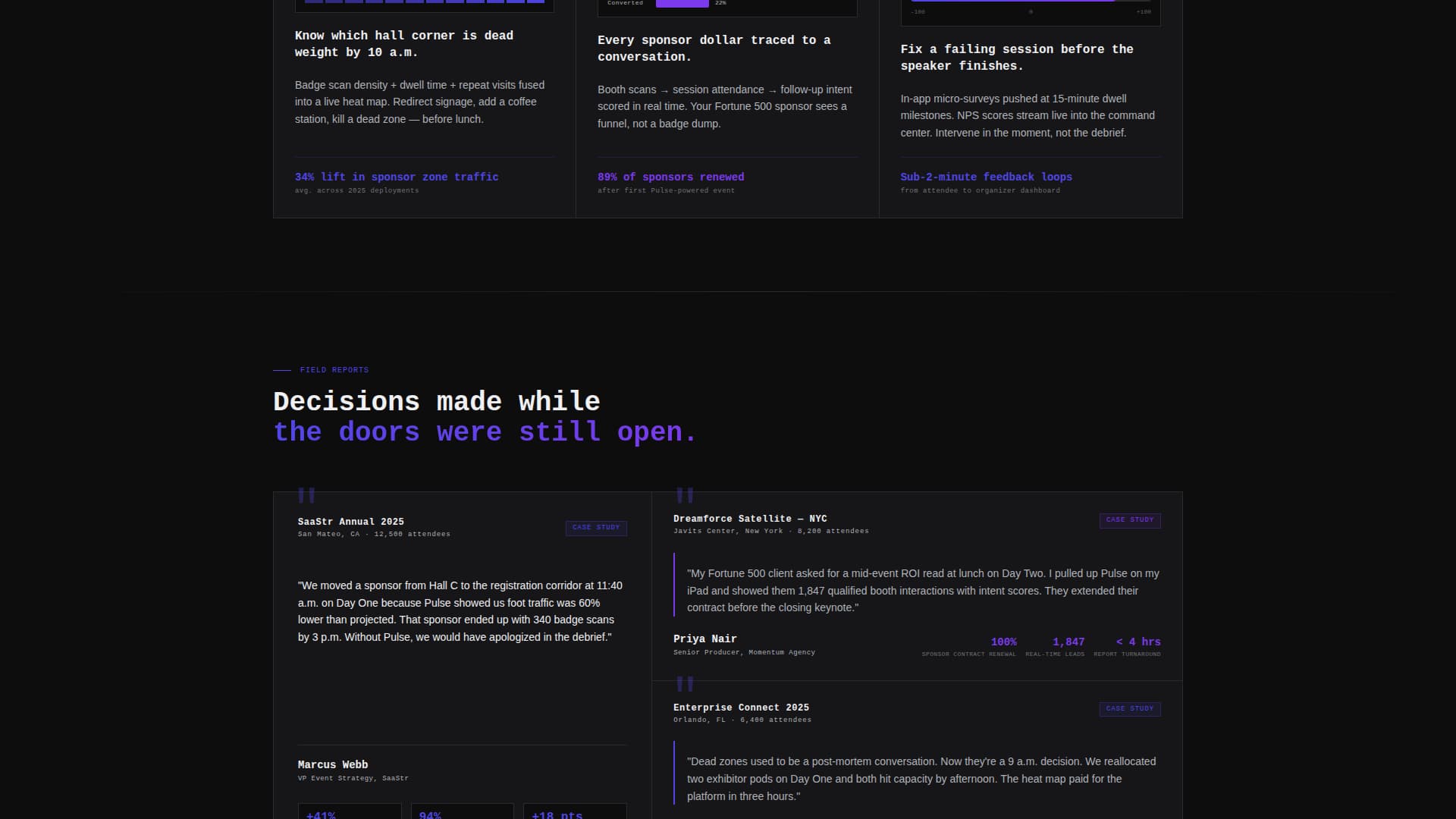Event Tech Vertical SaaS Directory Website Template