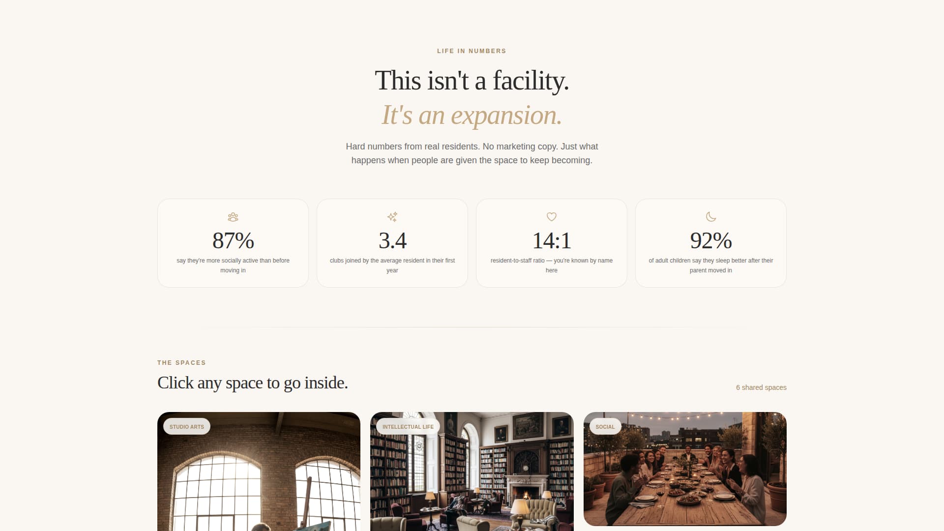 Hearth - Inviting Seniorliving Landing Page Template