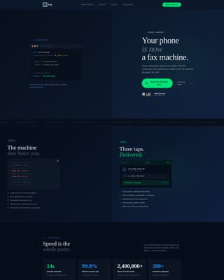 FaxSnap - Instant eFax Landing Page Template
