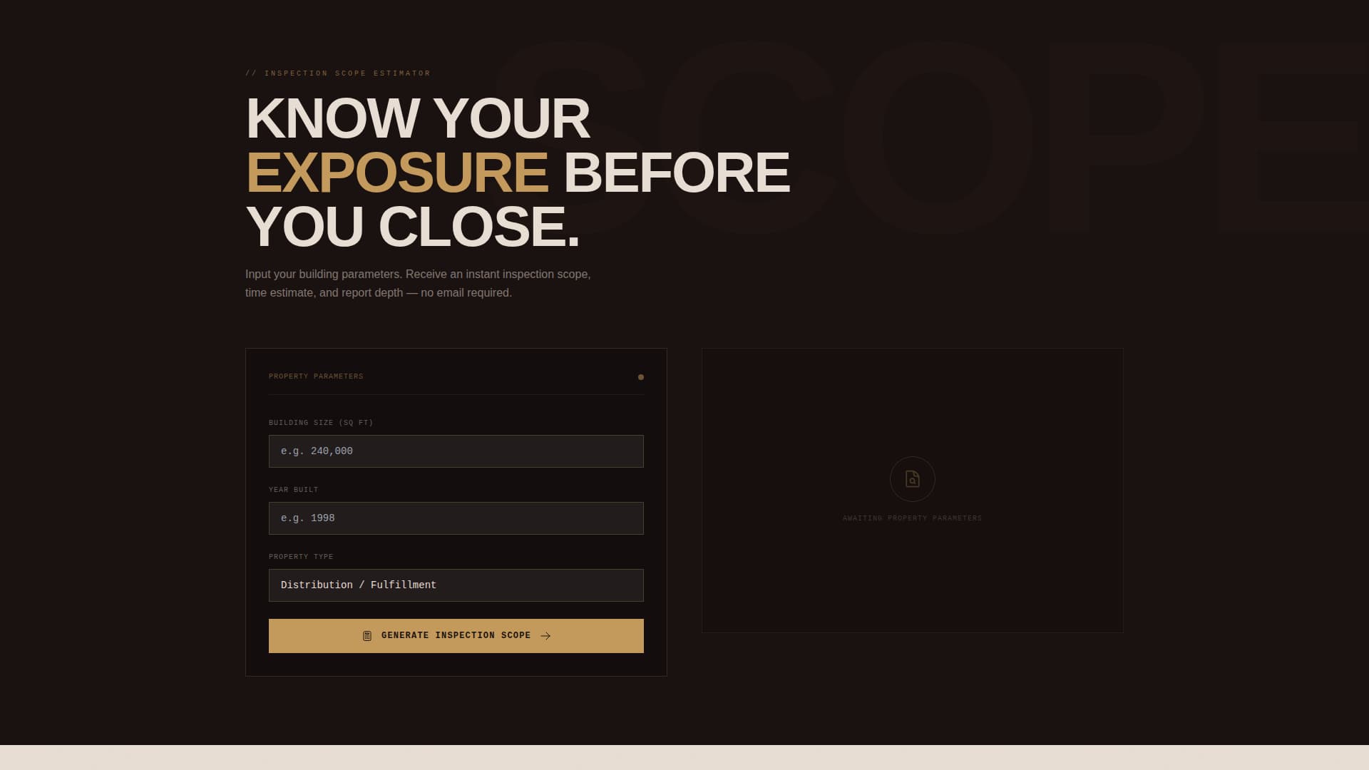 Clearance - Authoritative Warehouse Landing Page Template