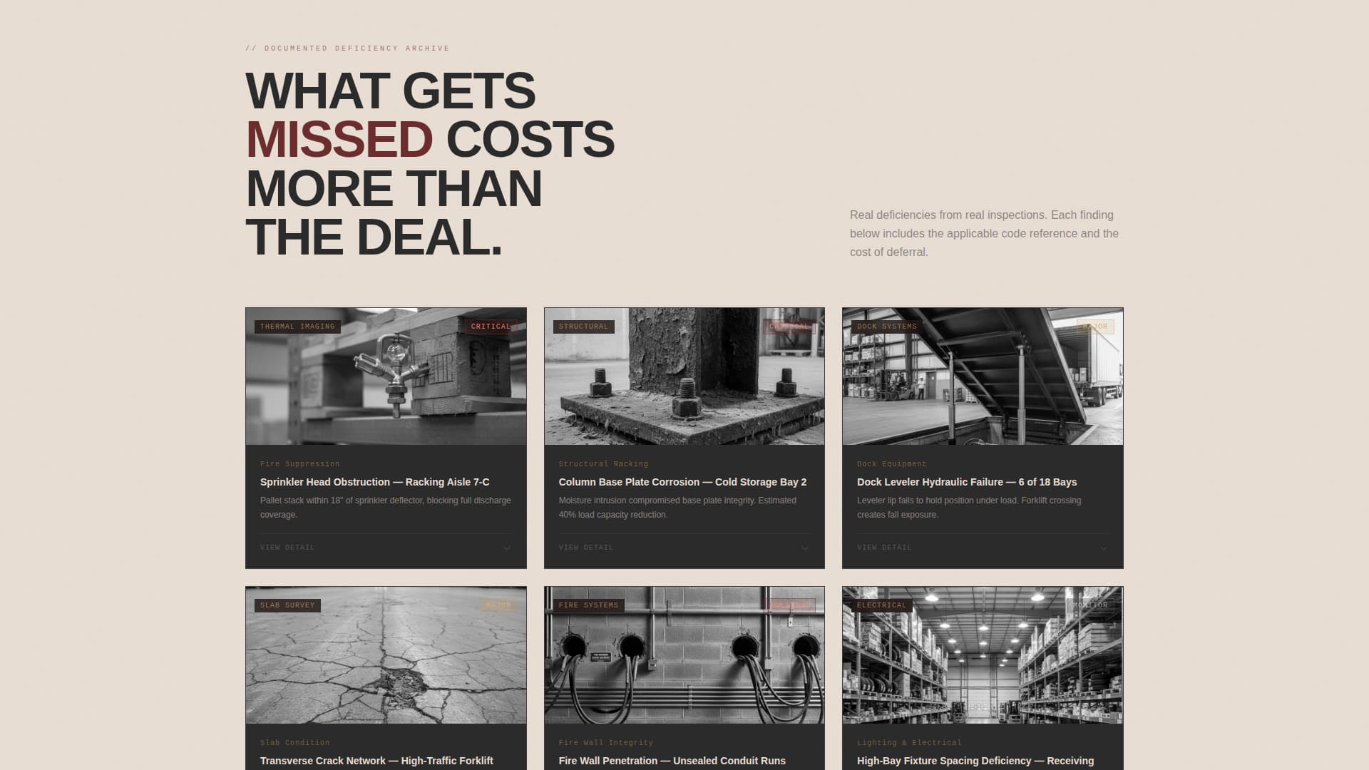 Clearance - Authoritative Warehouse Landing Page Template