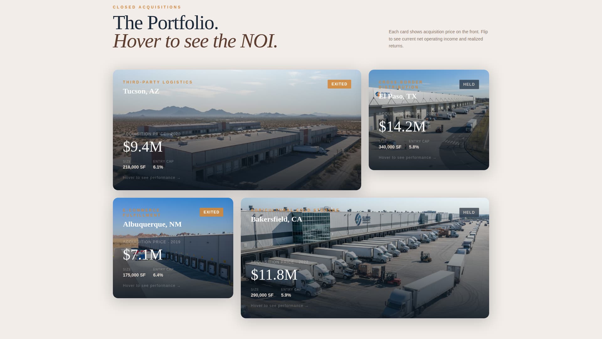 Mesa - High Yield Warehouse Landing Page Template