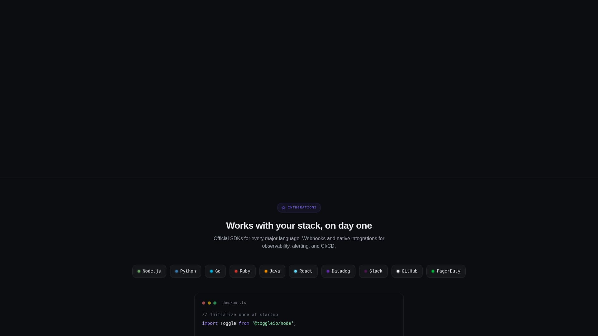 Toggle - Powerful Featureflag Landing Page Template
