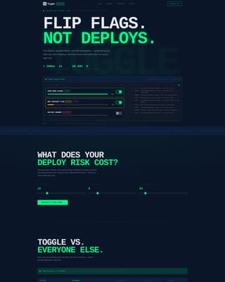 Switch — Dynamic Feature Flag Landing Page Template