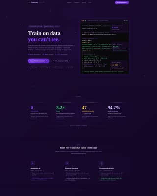Synchronize — Intelligent Distributed Learning Landing Page Template