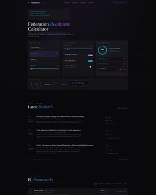 Unite — Intelligent Federated Learning Landing Page Template