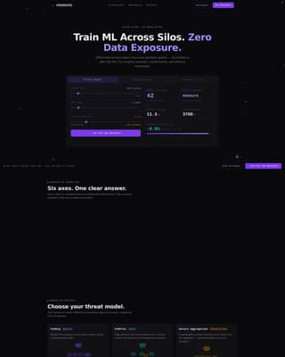 Nexus — Intelligent Machine Learning Infrastructure Landing Page Template