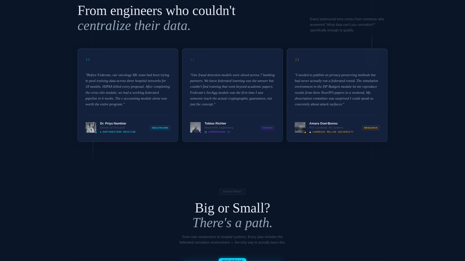 Federate - Powerful Certification Landing Page Template