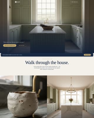 Hearth - Pastoral Kitchen Landing Page Template