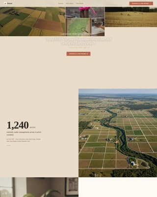 Parcel - Strategic Landbanking Landing Page Template
