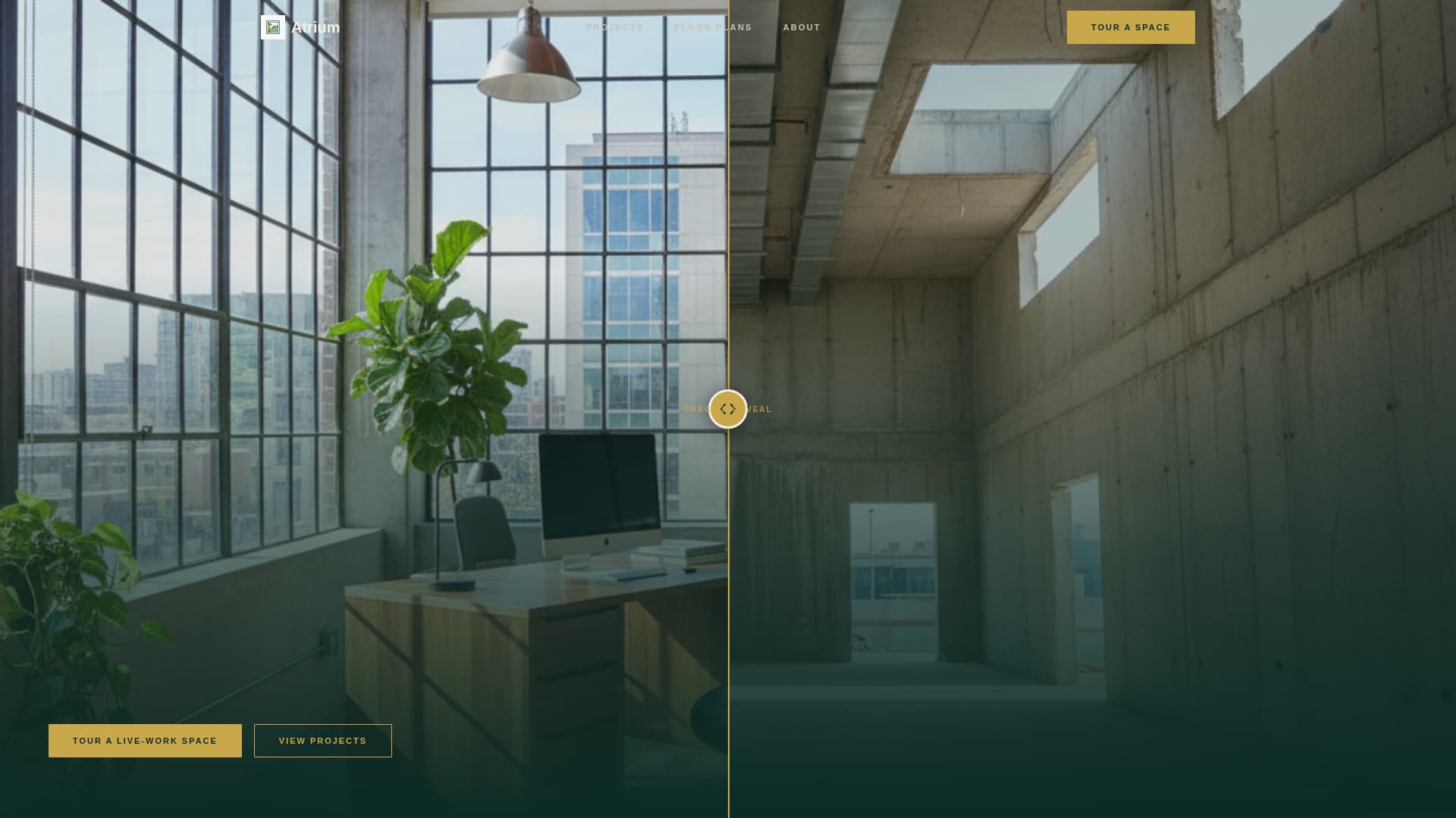 Atrium - Executive Livework Landing Page Template