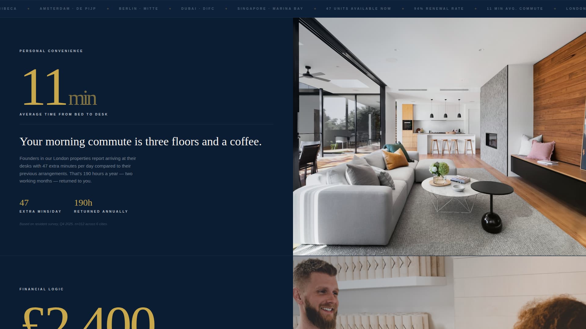 Converge - Executive Livework Landing Page Template