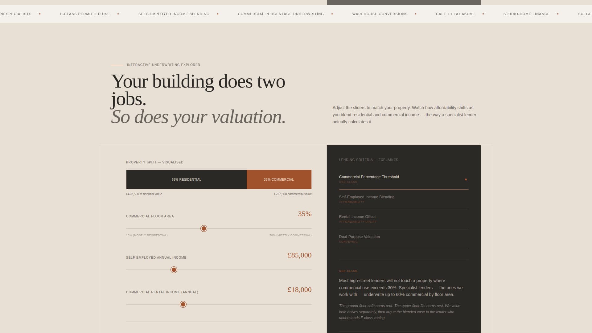 Dwell - Mixeduse Mortgage Landing Page Template
