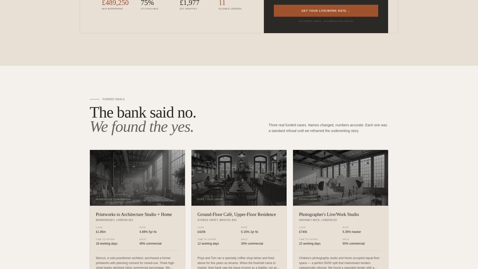 Dwell - Mixeduse Mortgage Landing Page Template