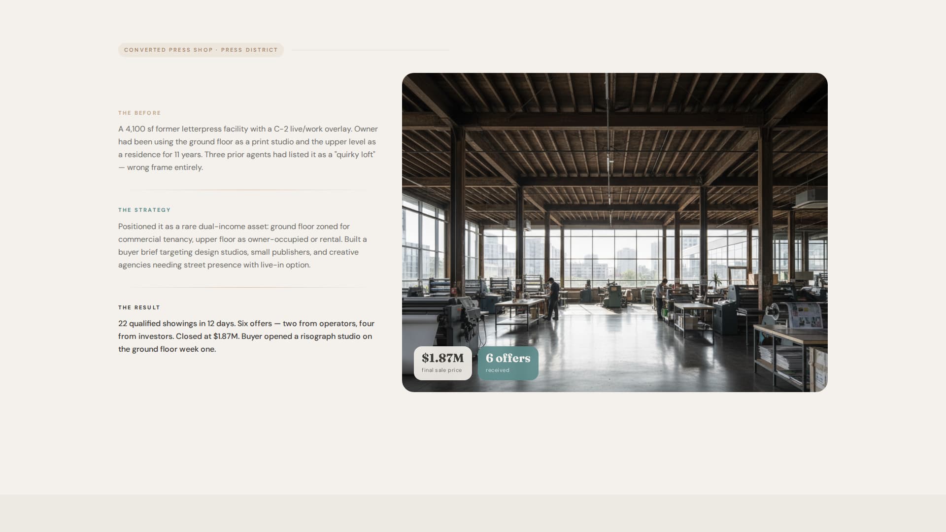 Loft - Curated Livework Landing Page Template