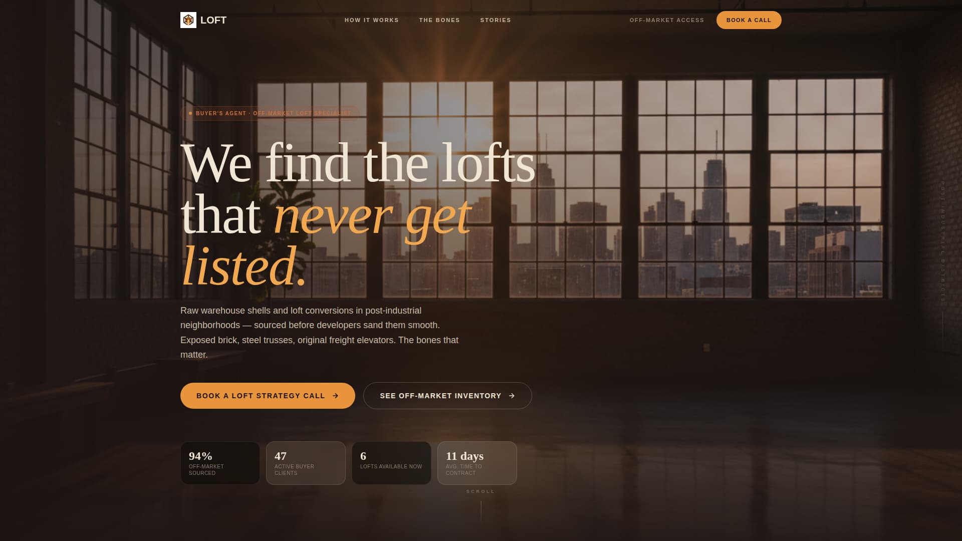 Loftworks - Immersive Conversion Landing Page Template