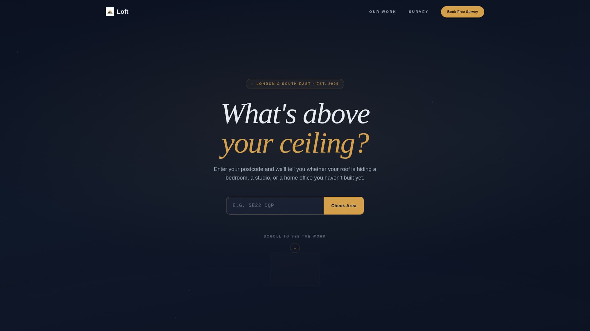 Loftward - Immersive Conversion Landing Page Template
