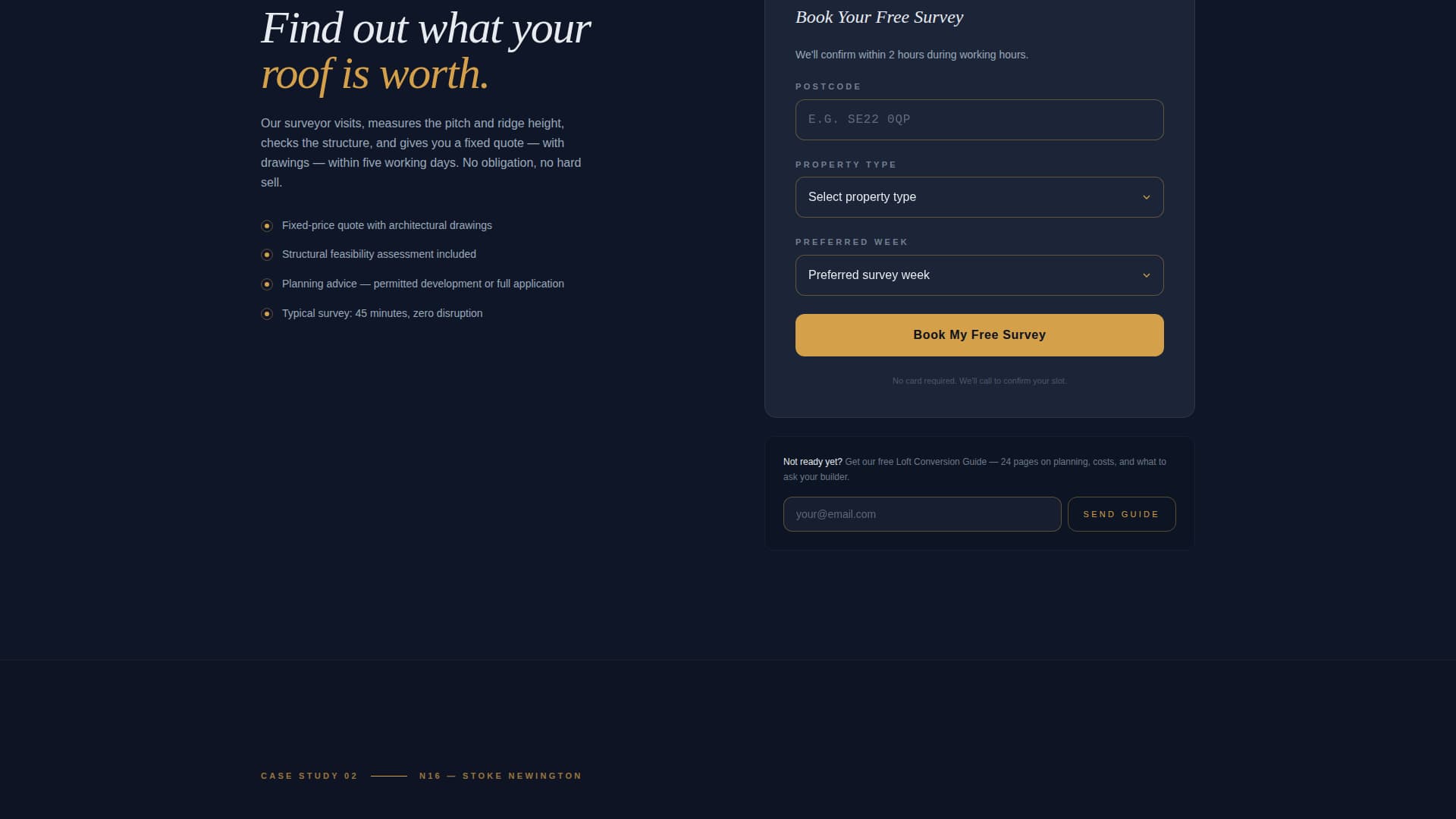 Loftward - Immersive Conversion Landing Page Template