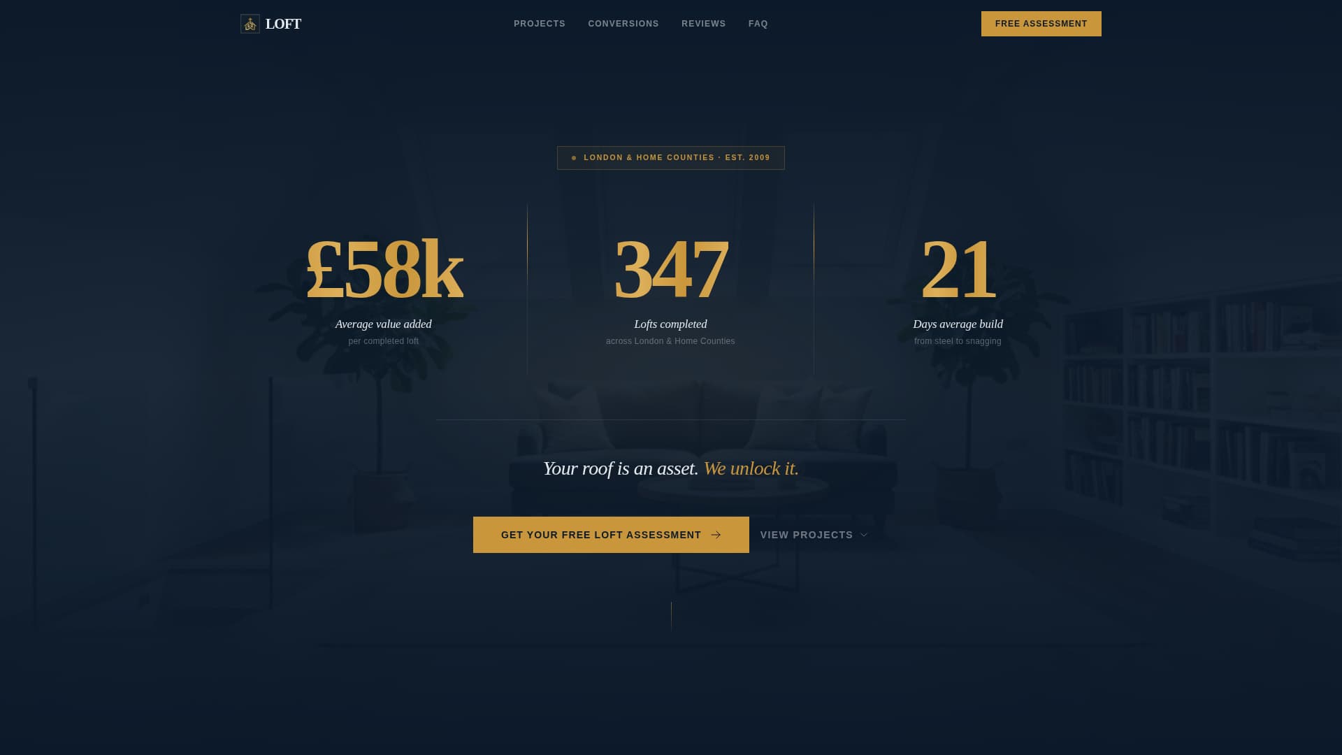 Loftspace - Immersive Conversion Landing Page Template