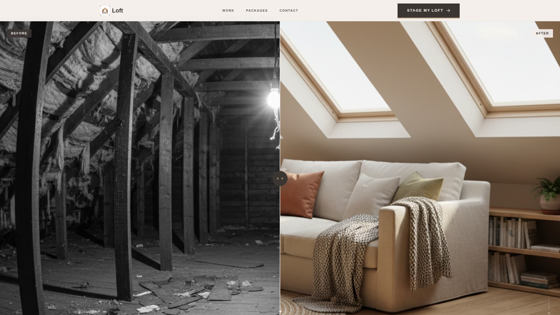 Loft - Transformative Staging Landing Page Template