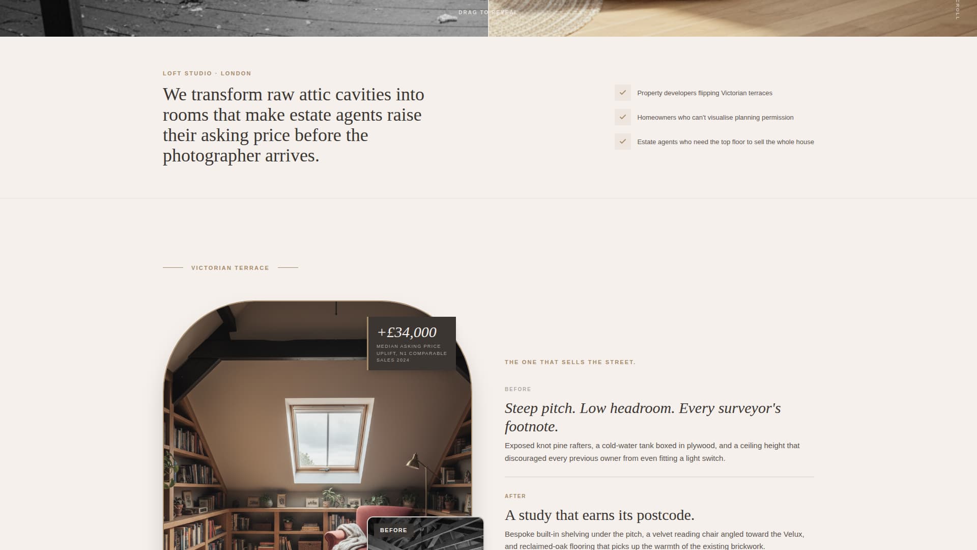 Loft - Transformative Staging Landing Page Template