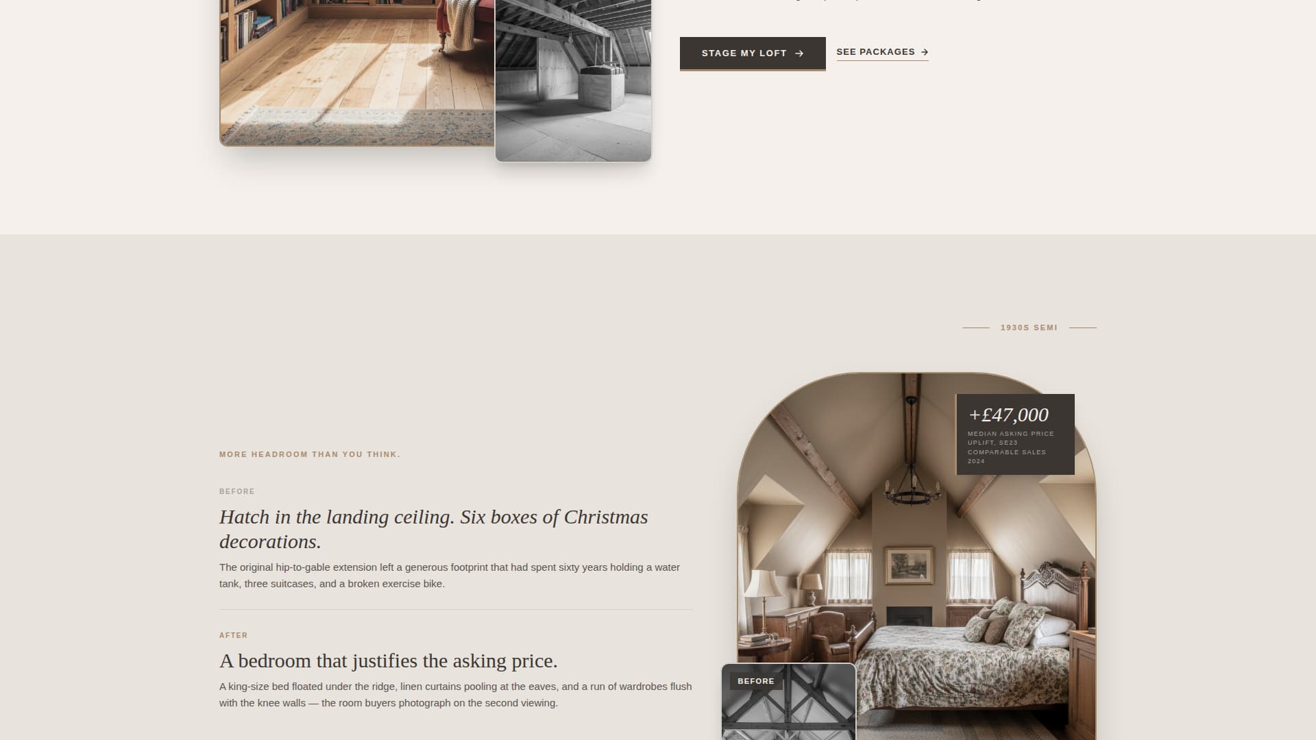 Loft - Transformative Staging Landing Page Template