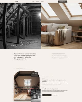 Loft - Transformative Staging Landing Page Template