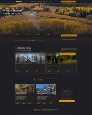 Timber - Precision Cabin Landing Page Template