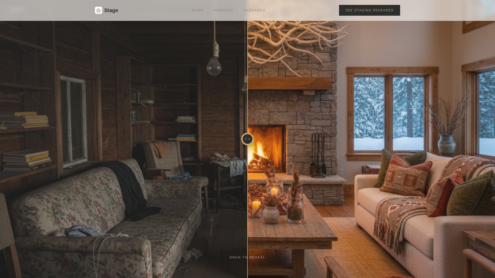 Stagea - Transformative Cabin Landing Page Template