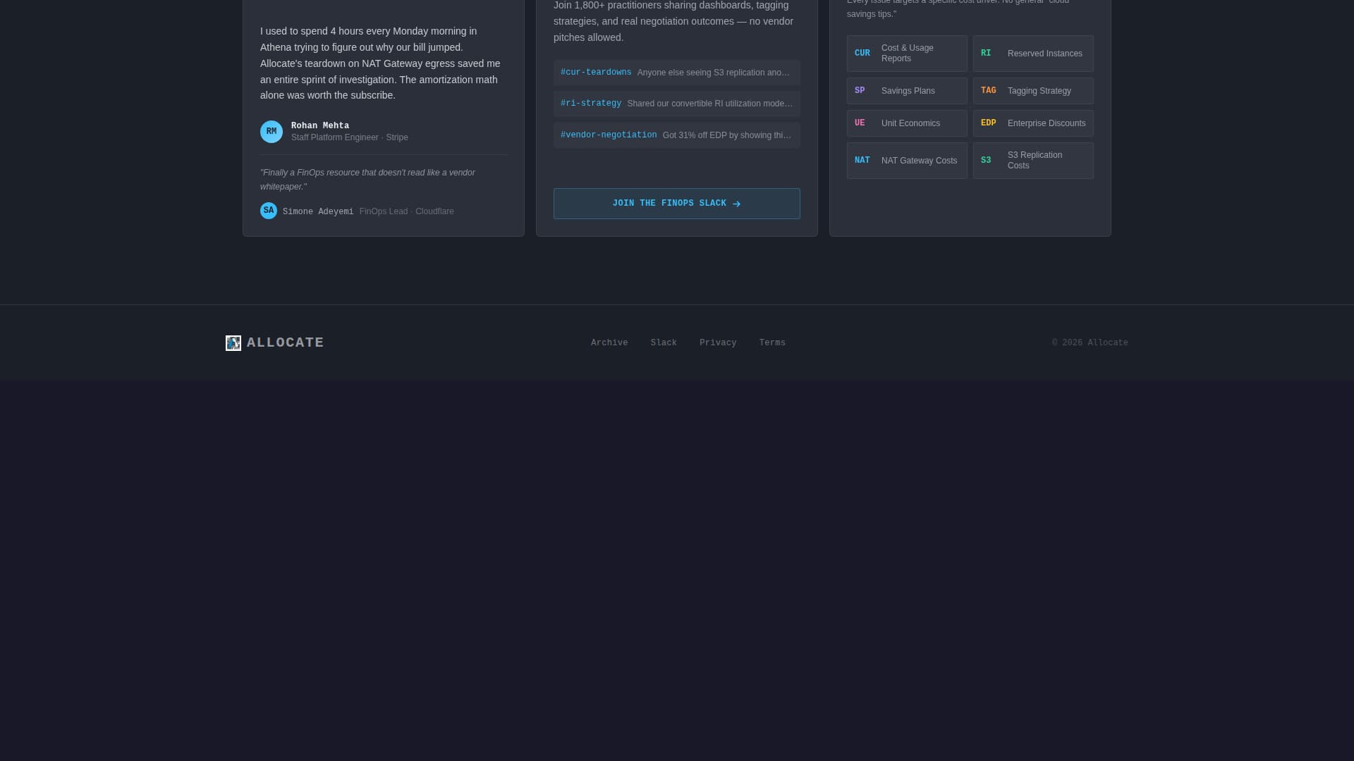 FinOps Technology Professional Website Template
