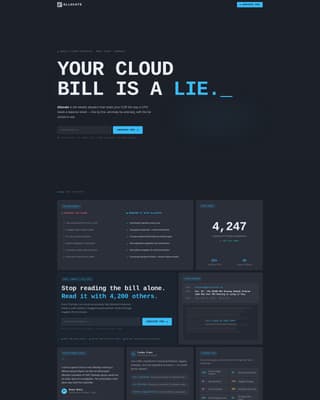 FinOps Technology Professional Website Template