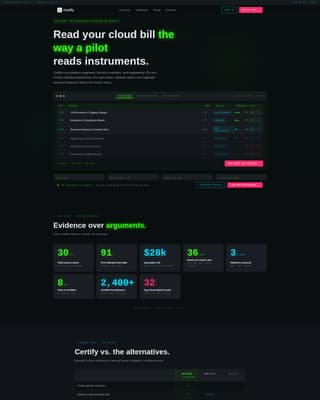 FinOps Technology Specialist Professional Website Template