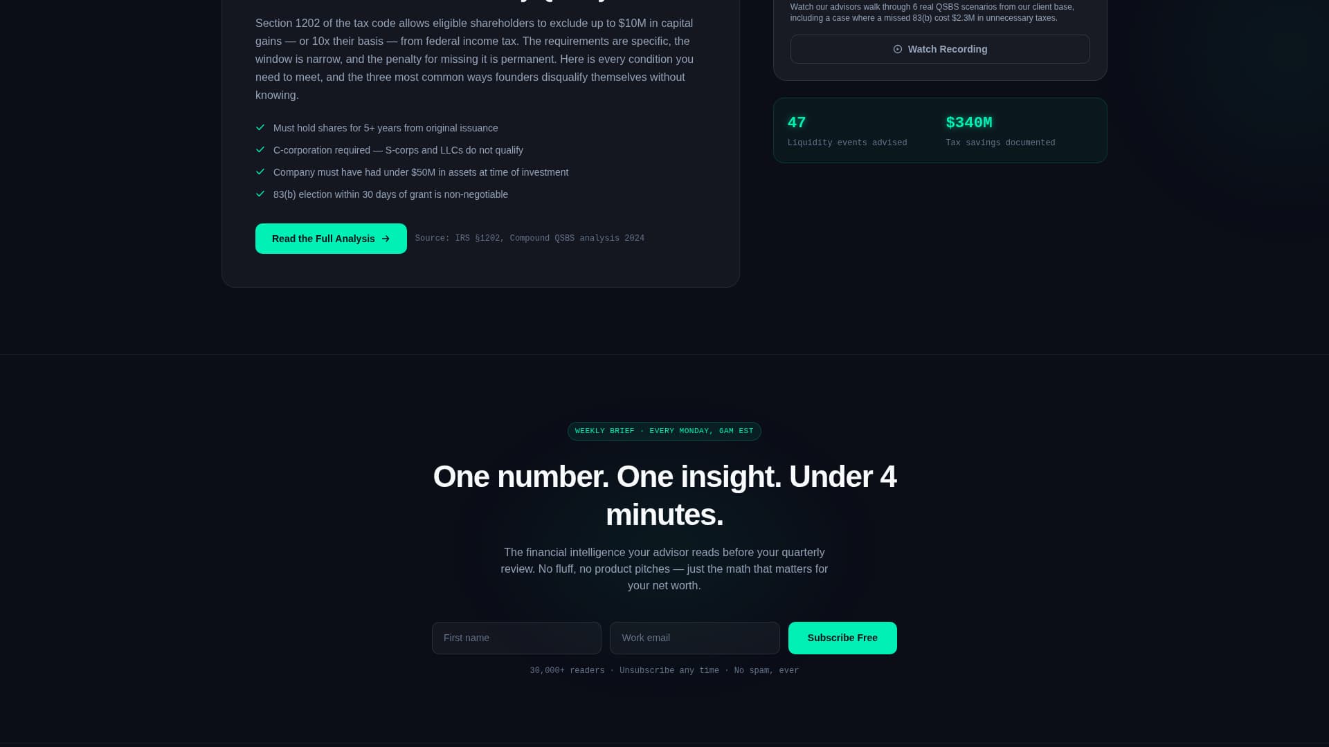 Financial Advisor Blog & Content Platform Website Template