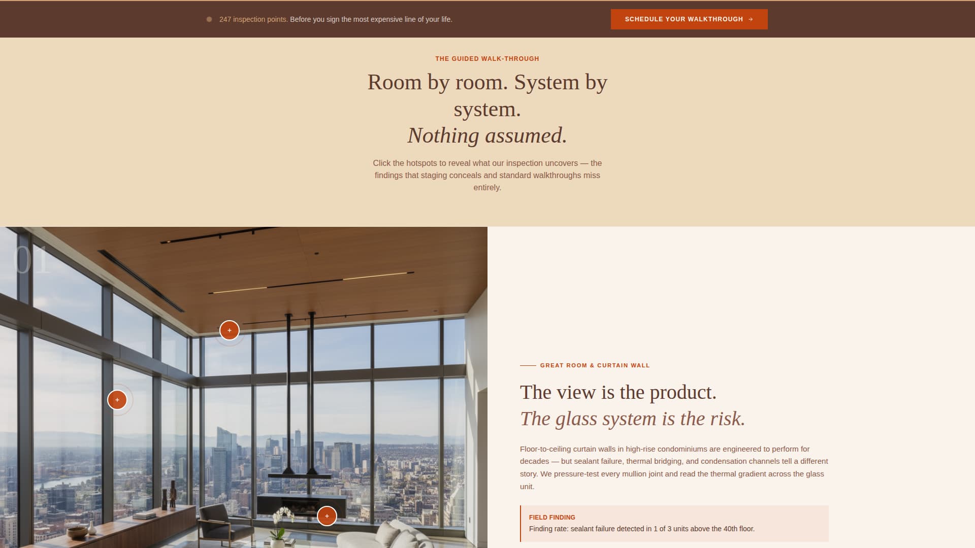 Inspect - Precision Condo Landing Page Template