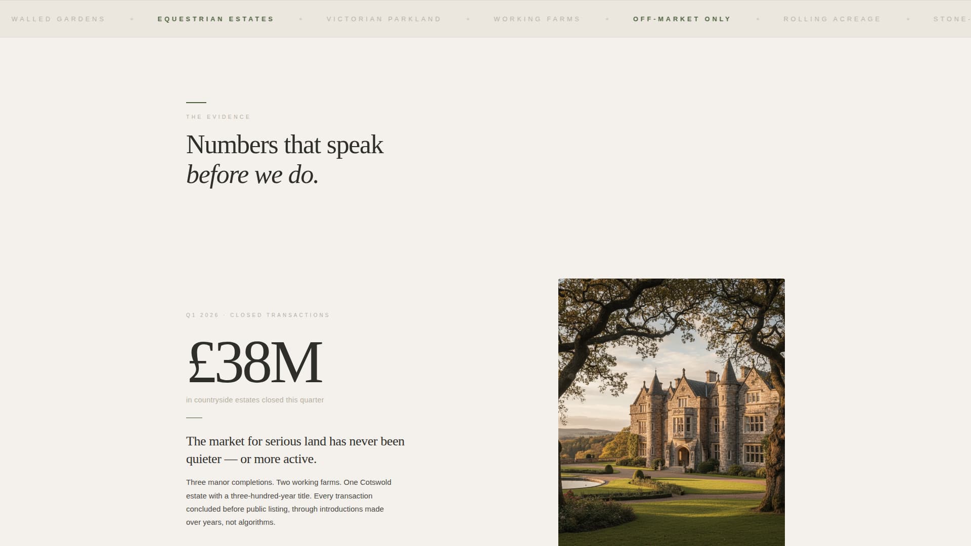 Estate - Prestigious Brokerage Landing Page Template