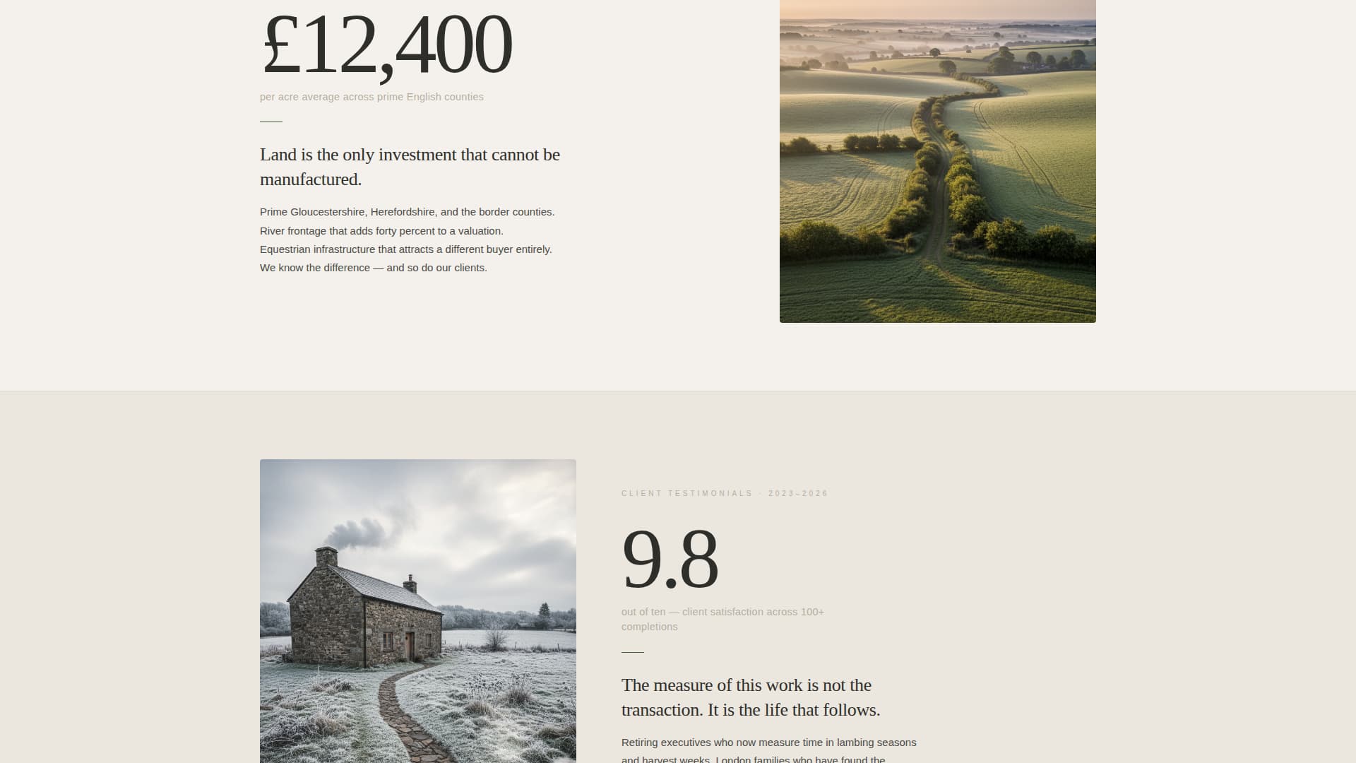 Estate - Prestigious Brokerage Landing Page Template