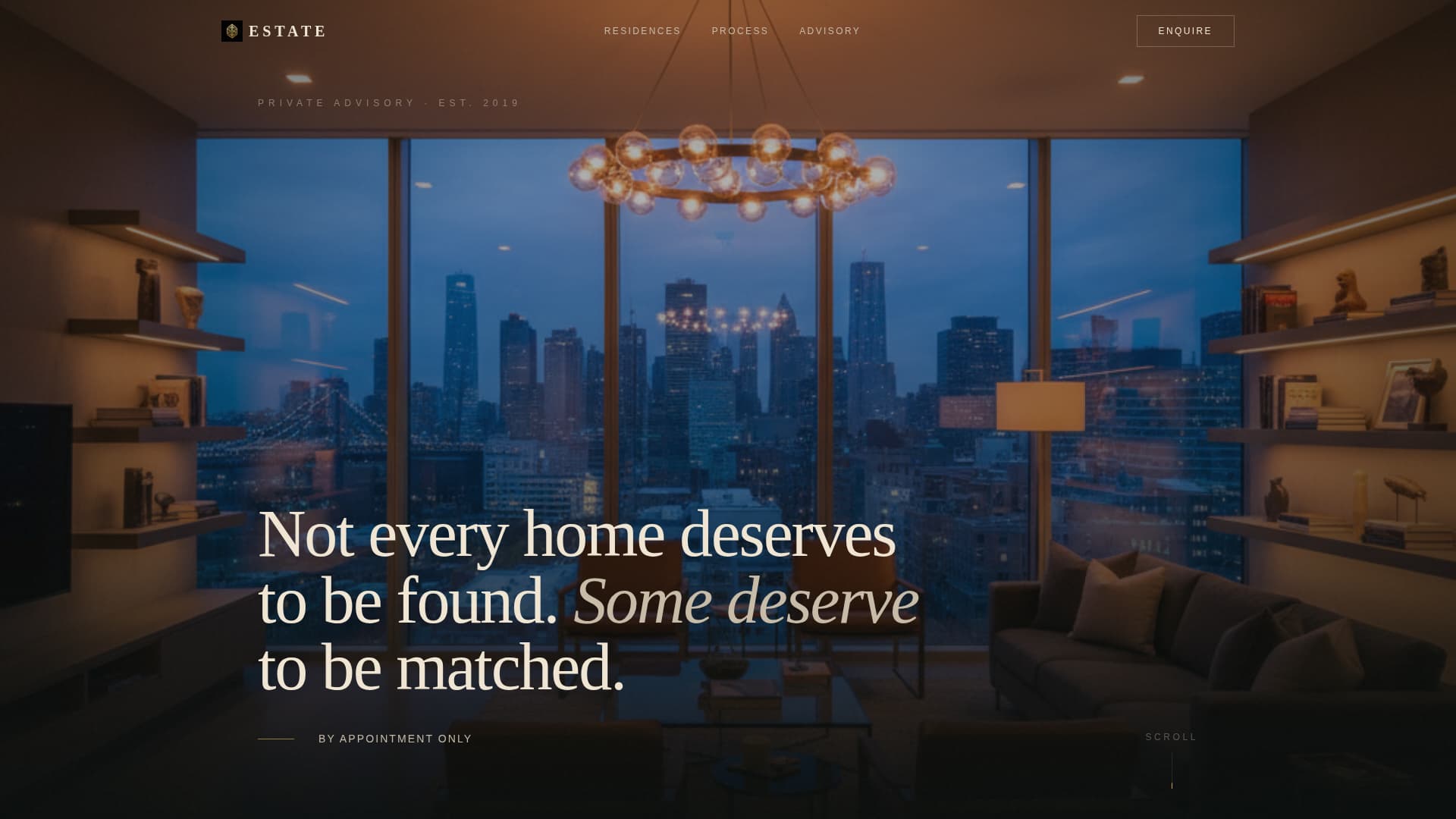 Estate - Exclusive Realty Landing Page Template