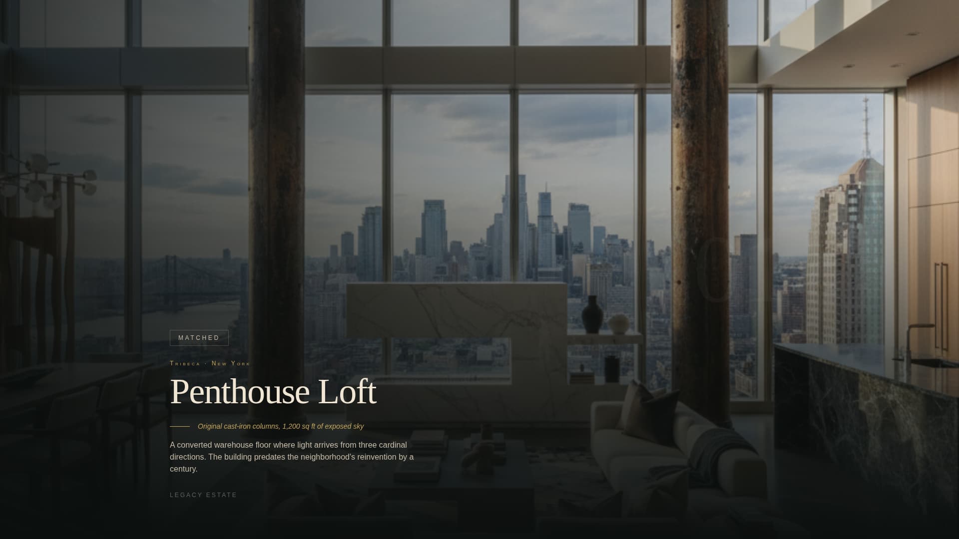 Estate - Exclusive Realty Landing Page Template