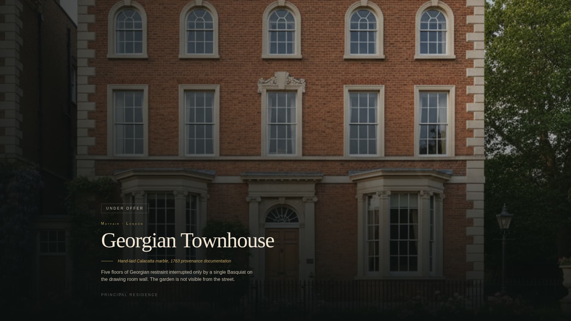 Estate - Exclusive Realty Landing Page Template