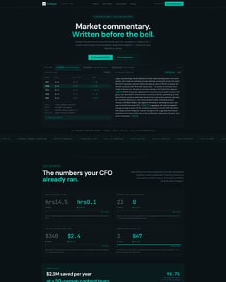 AI for Financial Specialist Privacy Policy Website Template