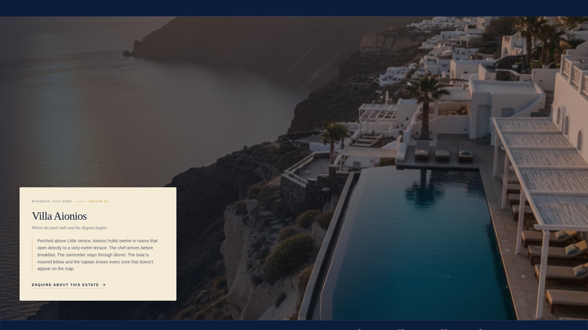 Villaestates - Exclusive Vacationrental Landing Page Template