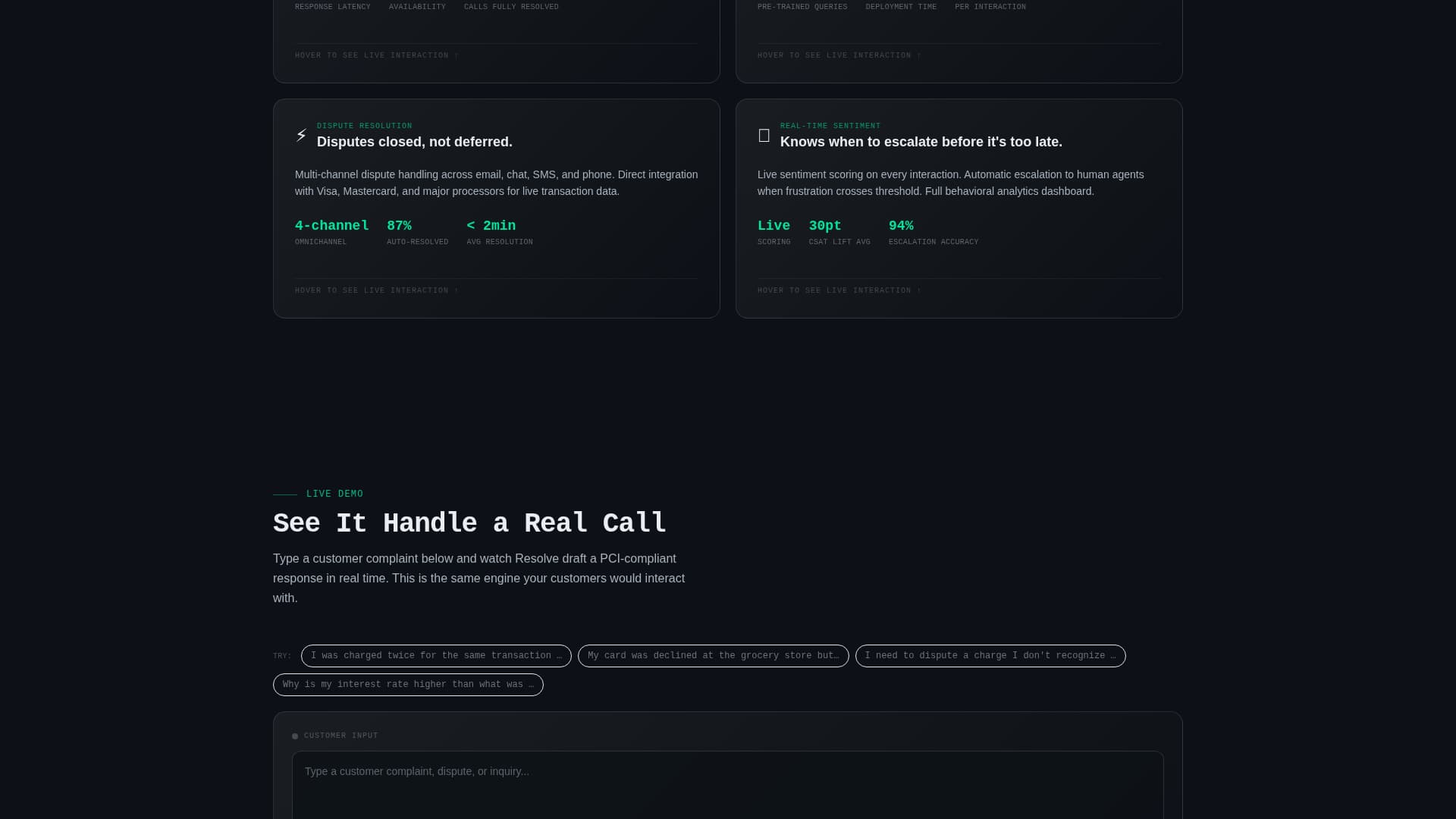 Resolve - Intelligent Fintech Landing Page Template