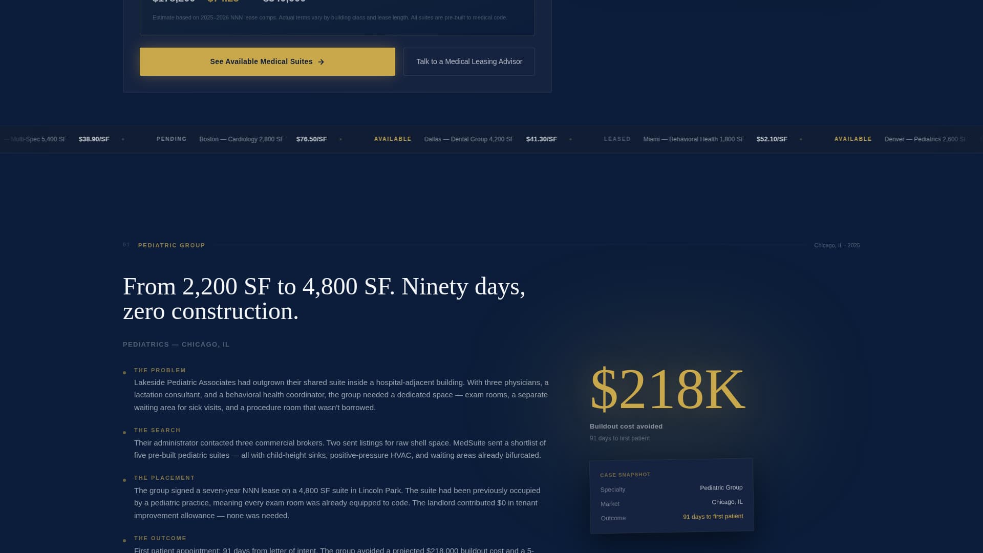 Medsuite - Authoritative Medical Landing Page Template