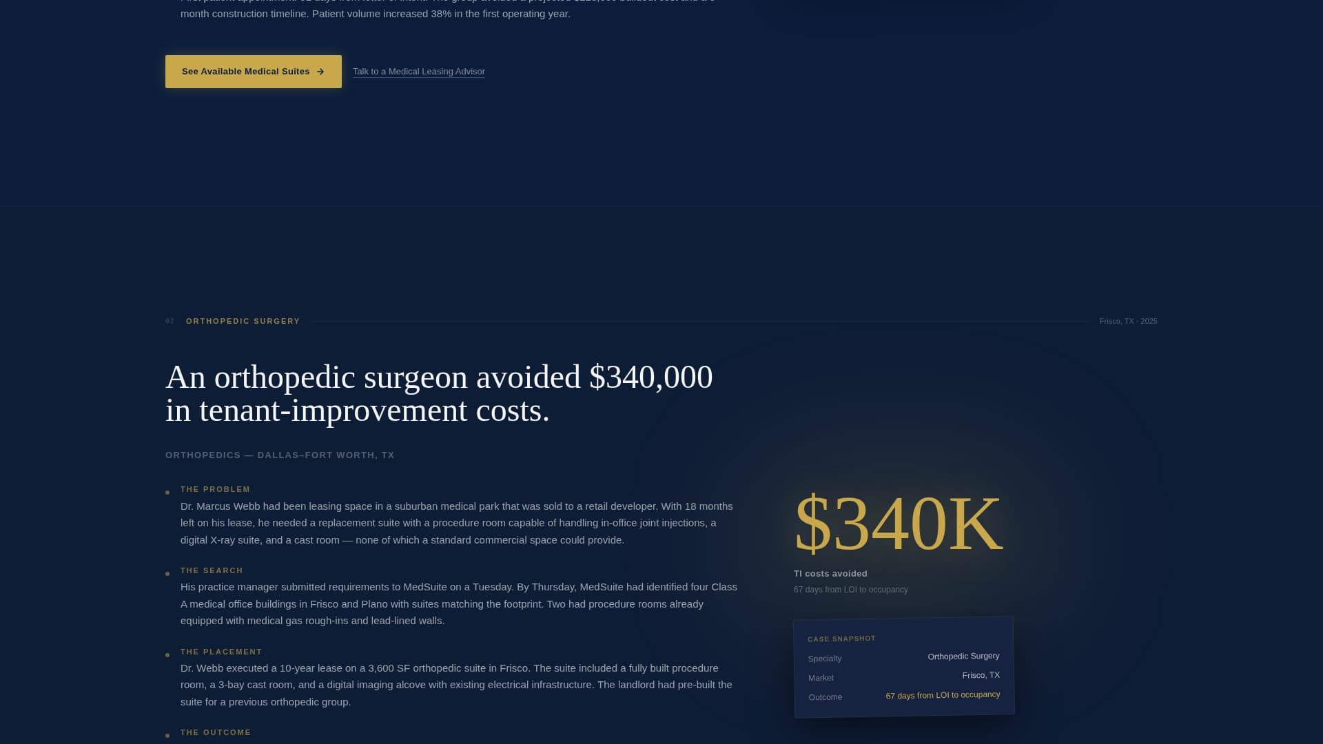 Medsuite - Authoritative Medical Landing Page Template