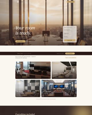 Convene - Executive Meetingroom Landing Page Template