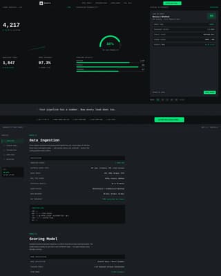 Apex — Smart Lead Scoring Landing Page Template