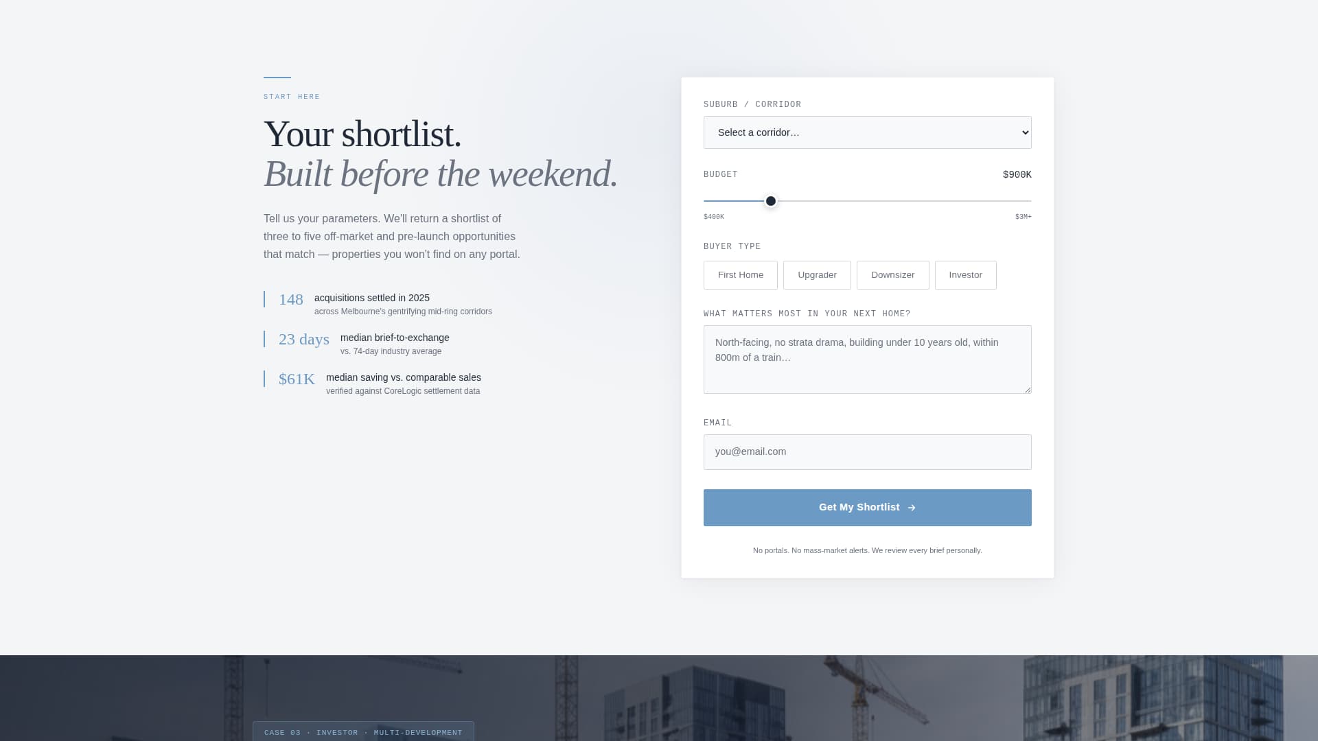 Elevate - Precision Midrise Landing Page Template