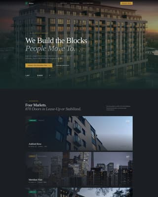 Midrise - Precision Developer Landing Page Template