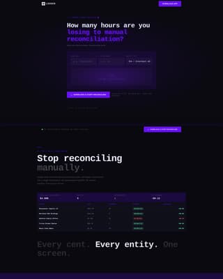 Balance — Accounting Software Landing Page Template