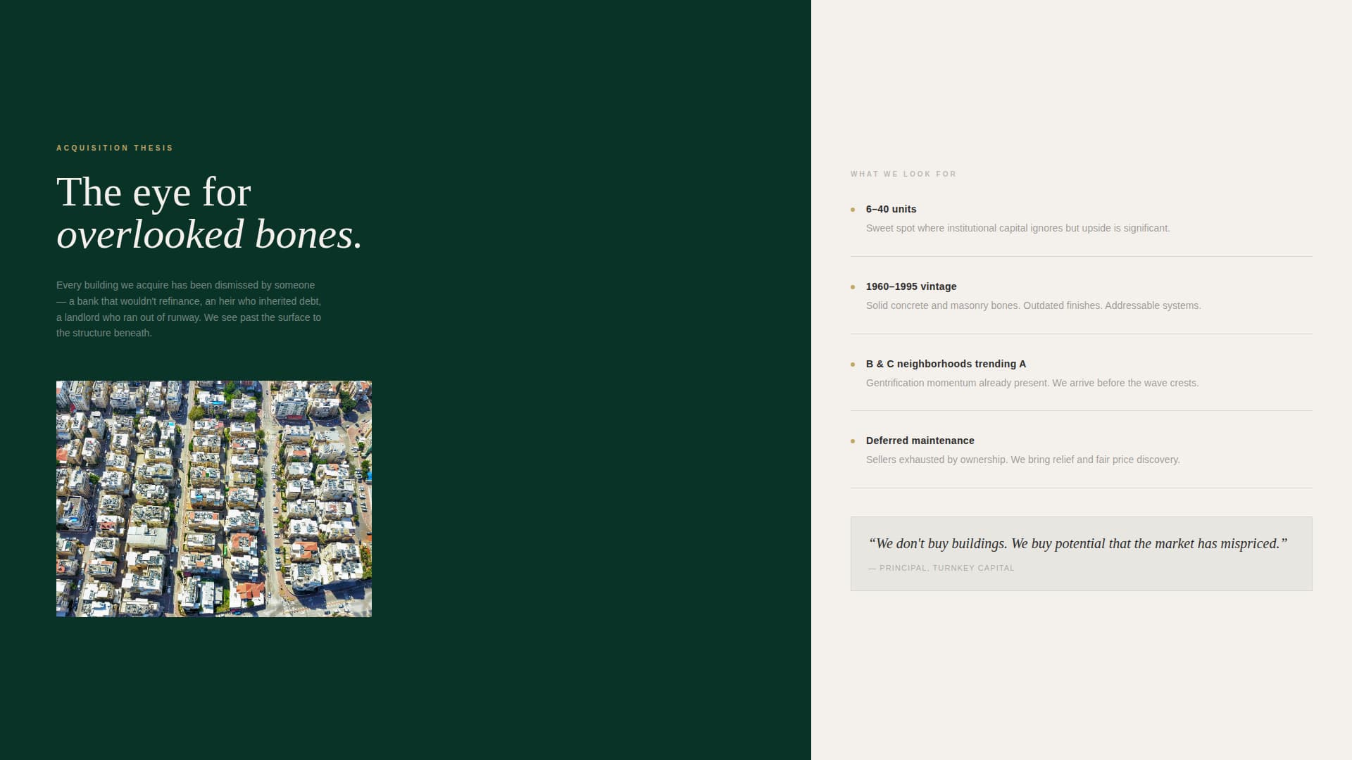 Turnkey - Refined Multifamily Landing Page Template